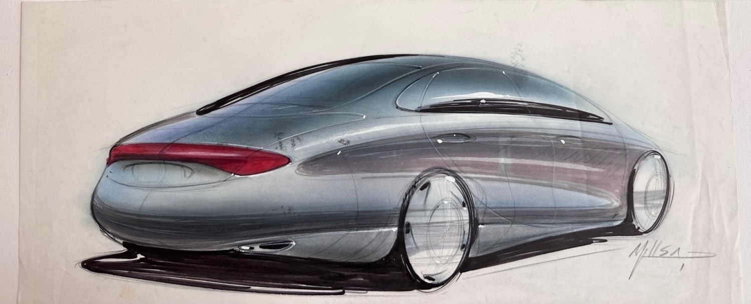 DEREK MILLSAP DRAWING FORD TAURUS 1993